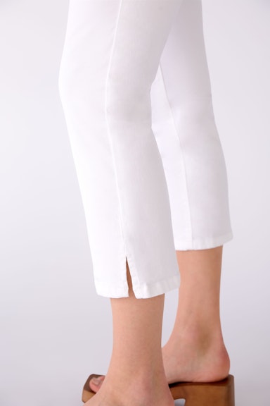 Bild 5 von Capri pants slim fit, mid waist in optic white | Oui