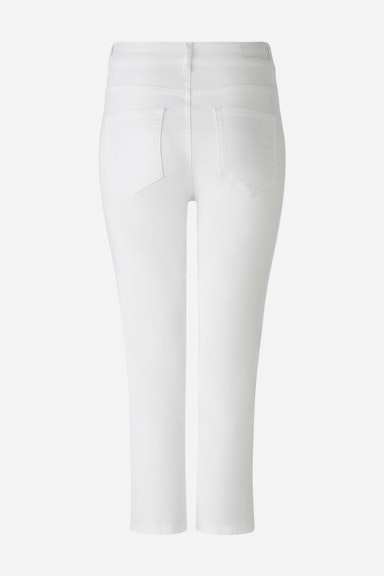 Bild 9 von Capri pants slim fit, mid waist in optic white | Oui