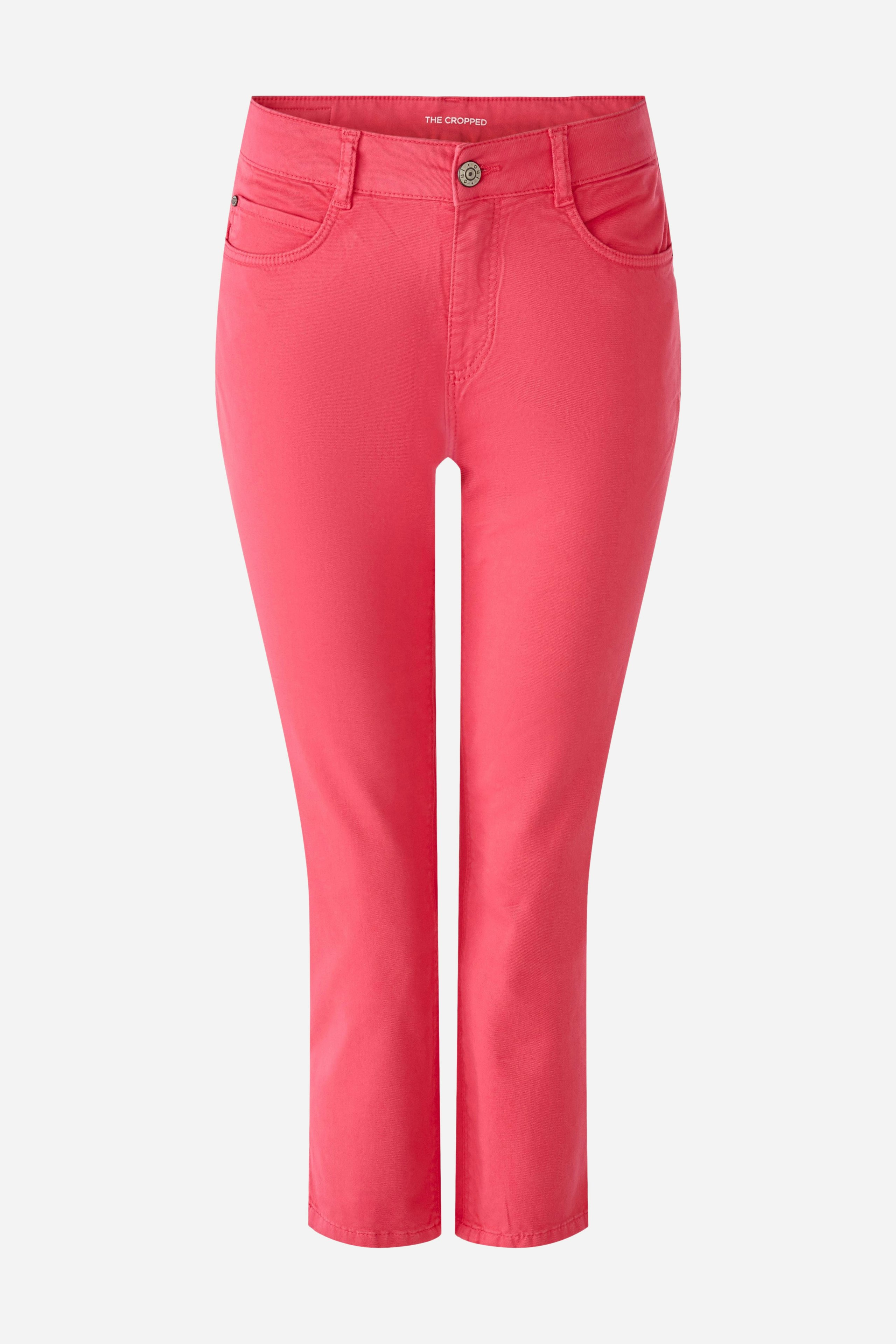 Bild 7 von Caprihose slim fit, mid waist in raspberry sorbet | Oui