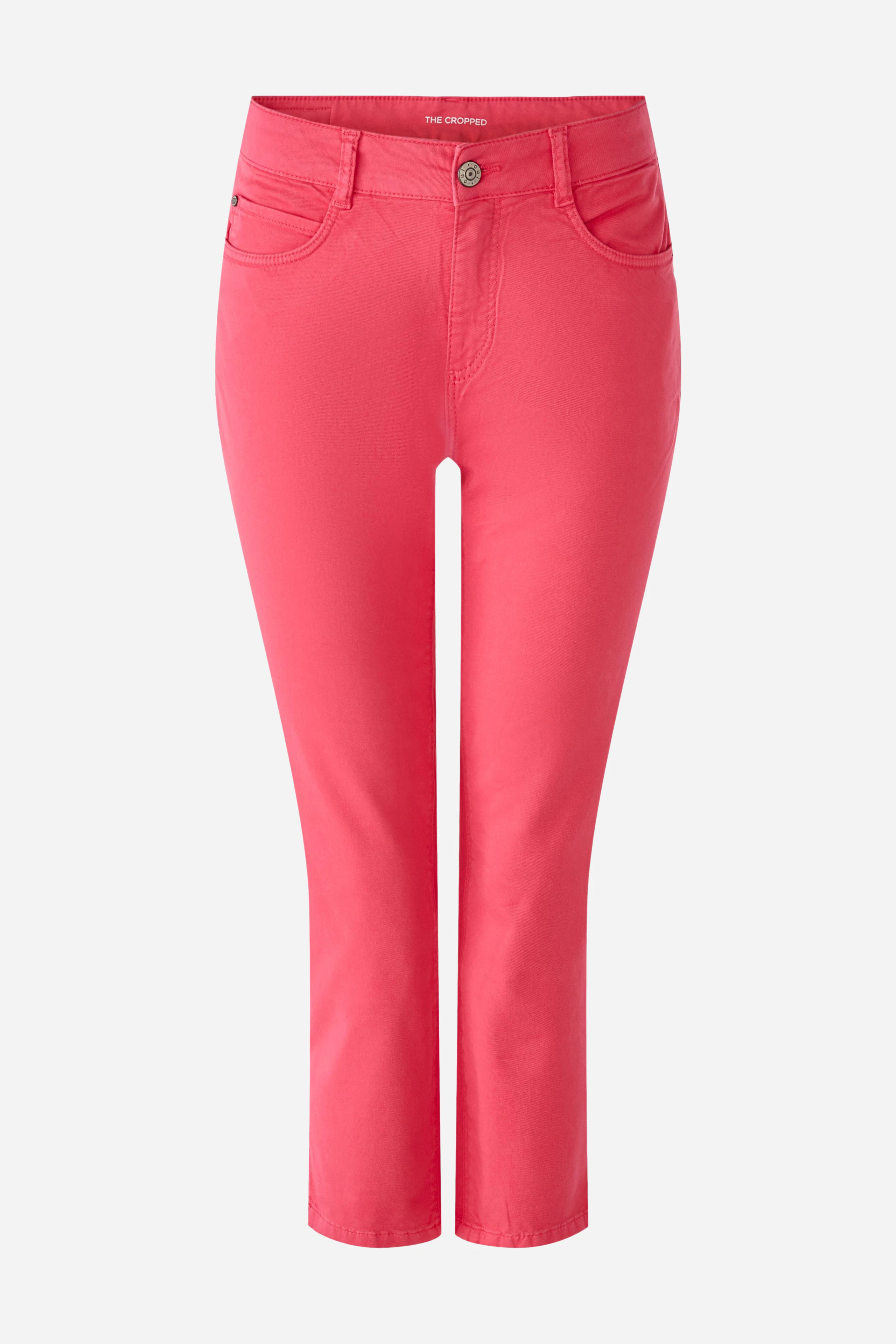 Bild 7 von Caprihose slim fit, mid waist in raspberry sorbet | Oui