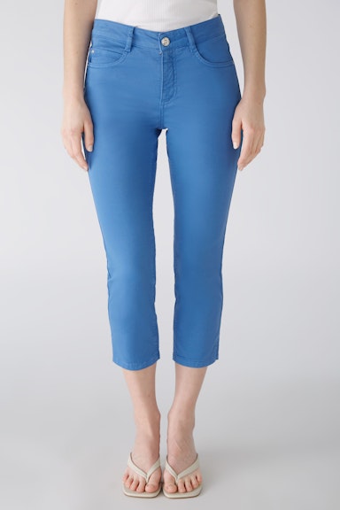 Bild 2 von Capri pants slim fit, mid waist in bright cobalt | Oui