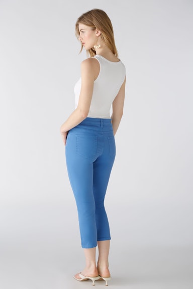 Bild 3 von Capri pants slim fit, mid waist in bright cobalt | Oui