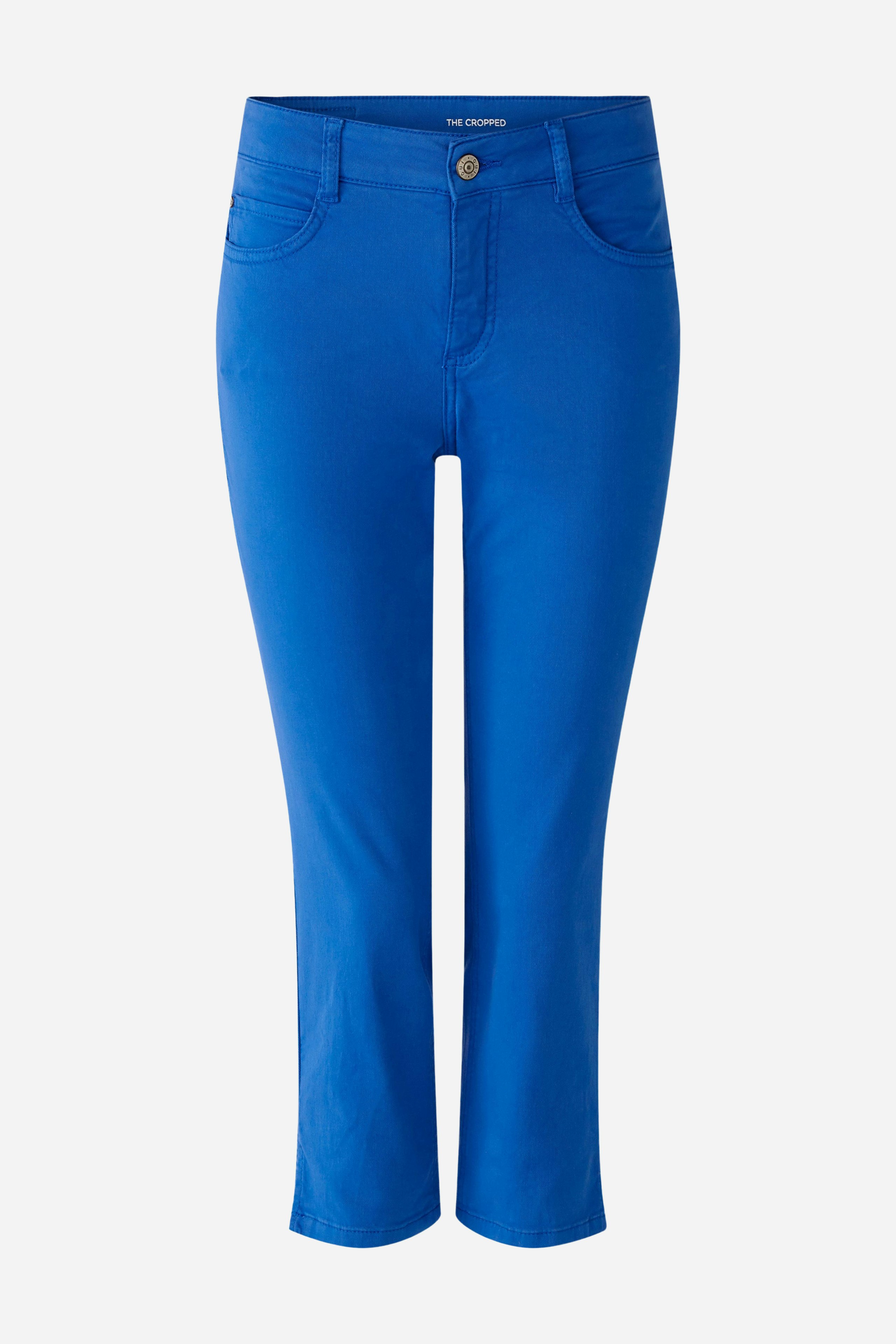 Bild 6 von Caprihose slim fit, mid waist in blue lolite | Oui