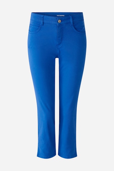 Bild 6 von Capri pants slim fit, mid waist in blue lolite | Oui