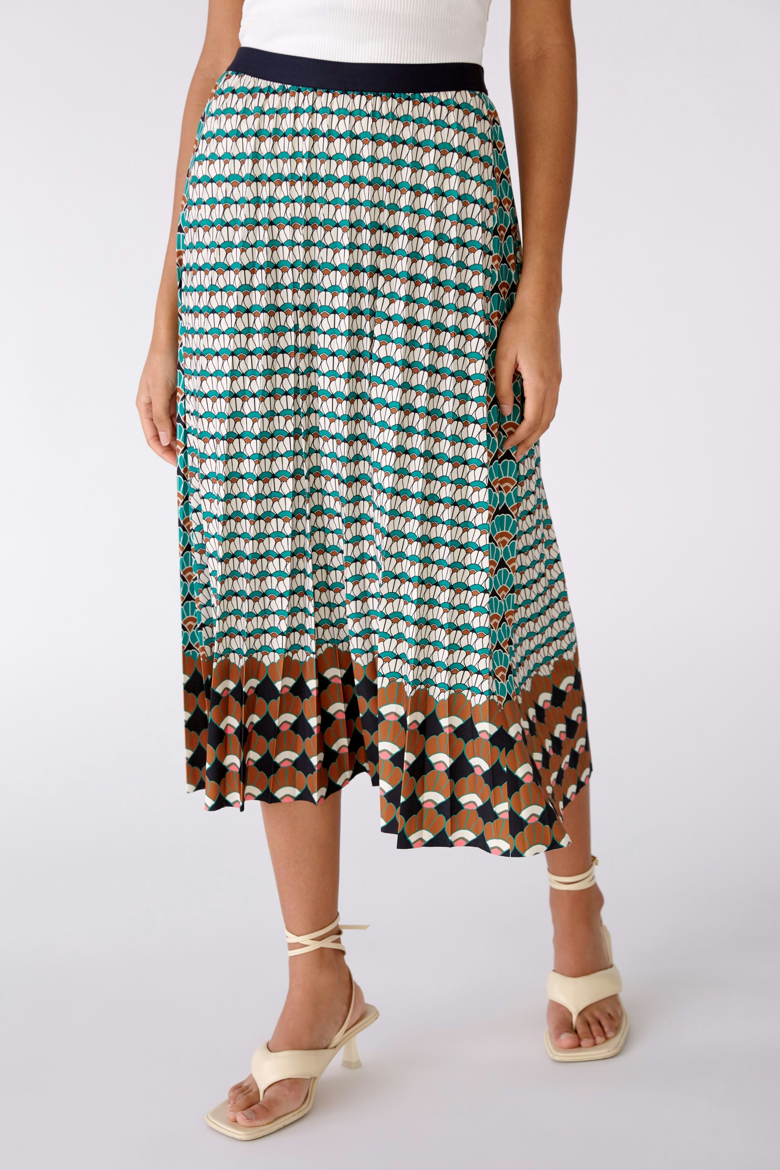 Bild 2 von Plisseerock Silky Touch Qualität in green brown | Oui