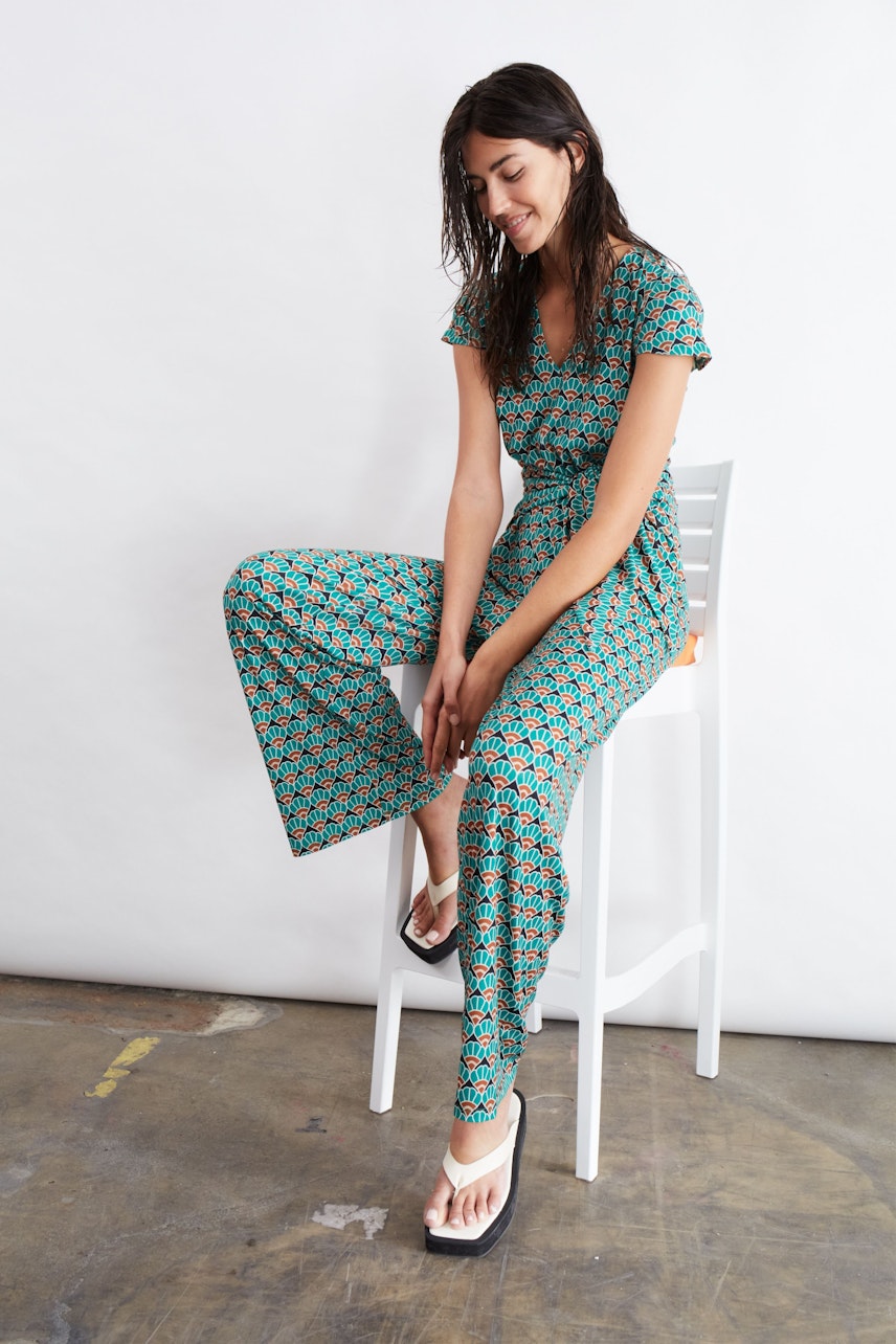 Bild 6 von Jumpsuit Silky Touch Qualität in green brown | Oui