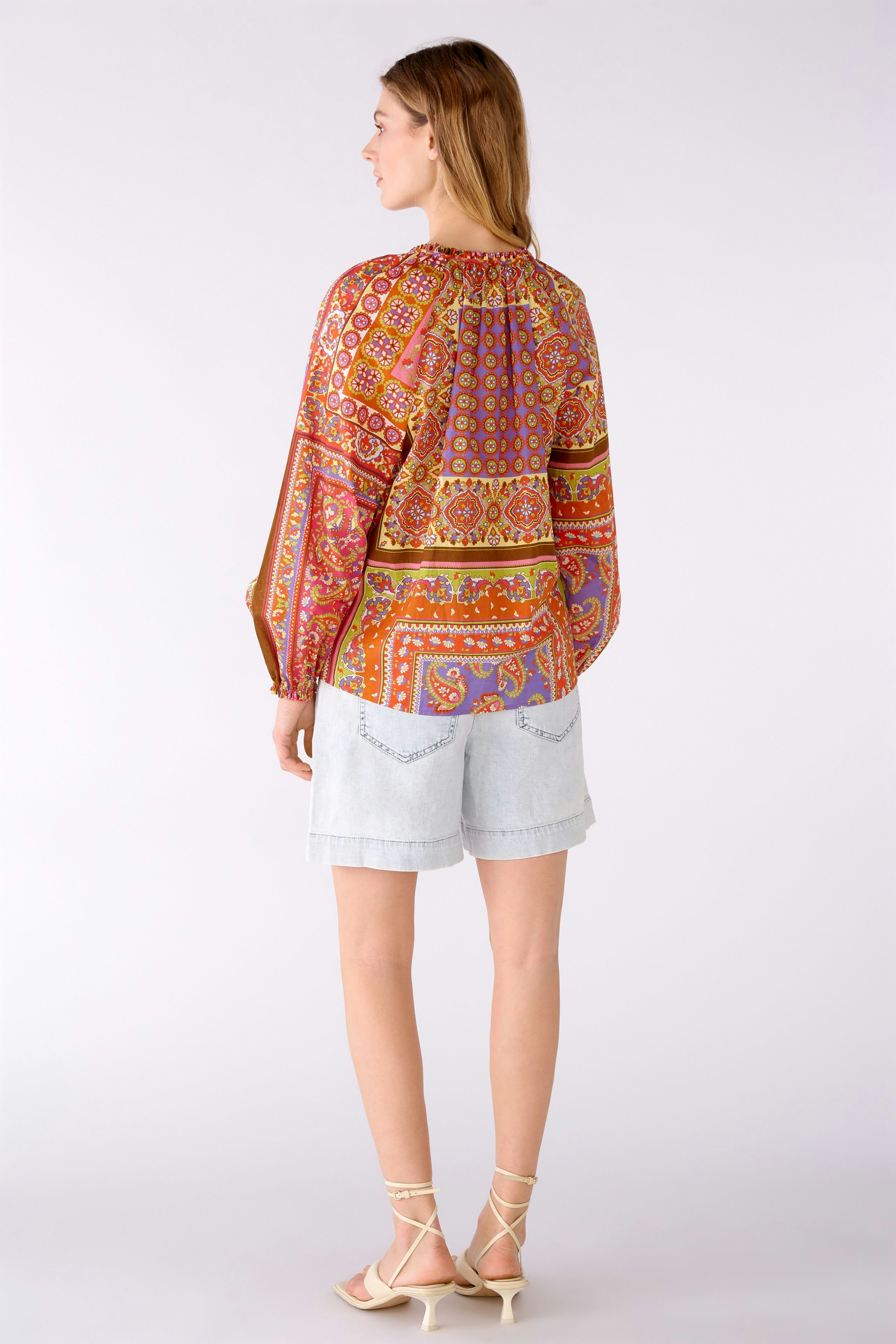 Bild 3 von Tunika Baumwoll-Voile in pink orange | Oui