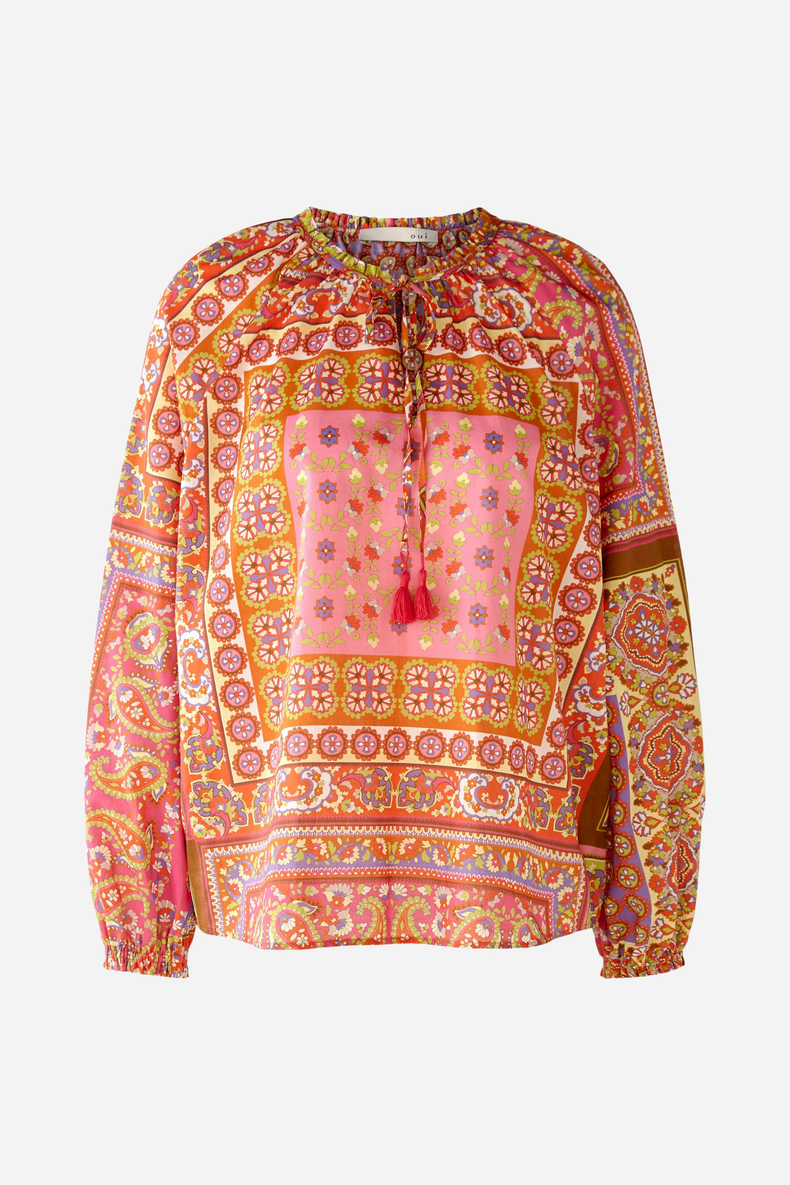 Bild 8 von Tunika Baumwoll-Voile in pink orange | Oui