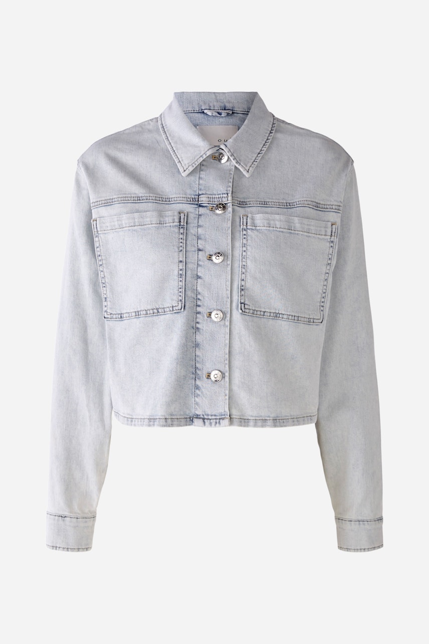 Bild 7 von Denim jacket soft denim stretch in lt blue denim | Oui