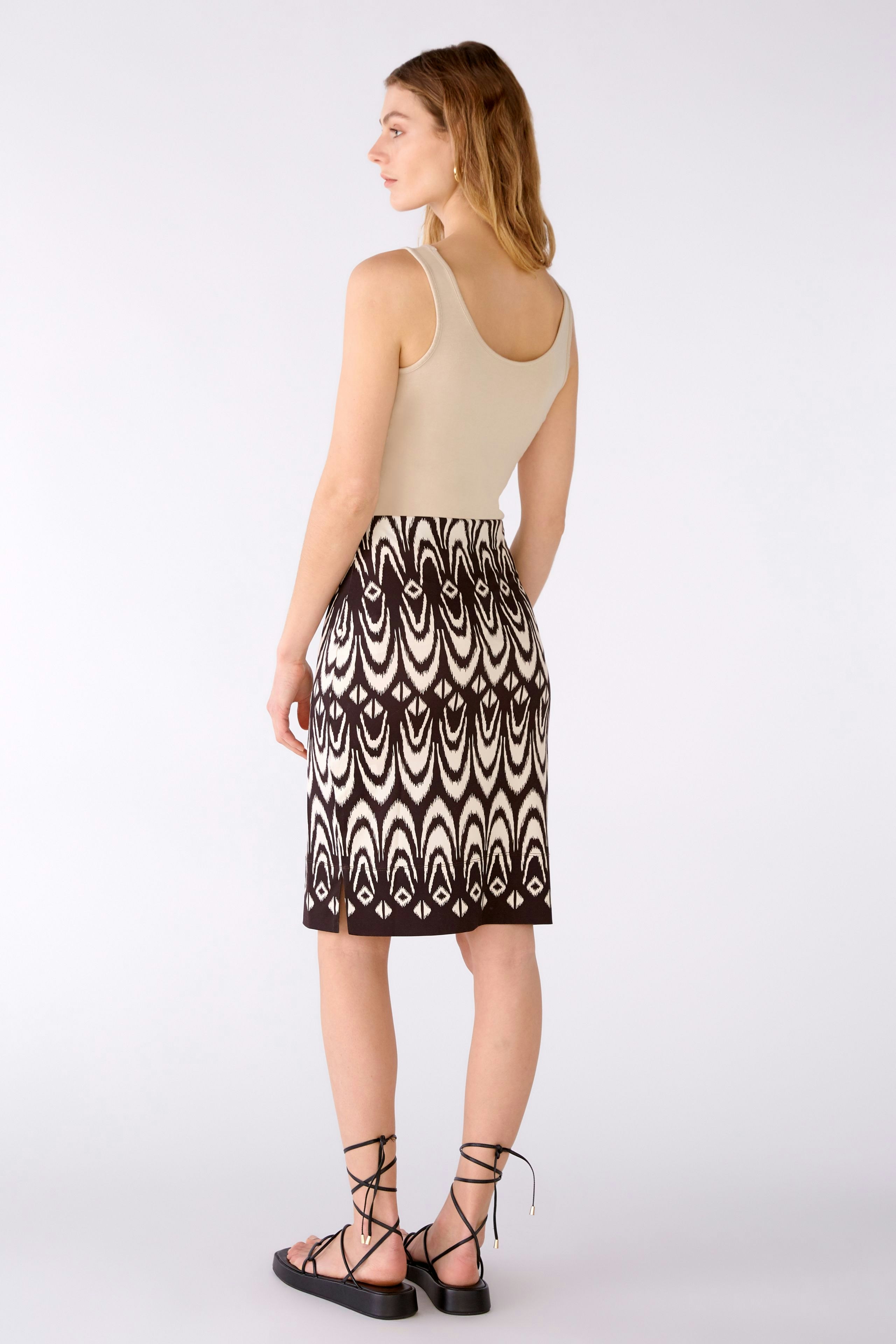 Bild 3 von Bleistiftrock Silky Touch Qualität in dk brown stone | Oui