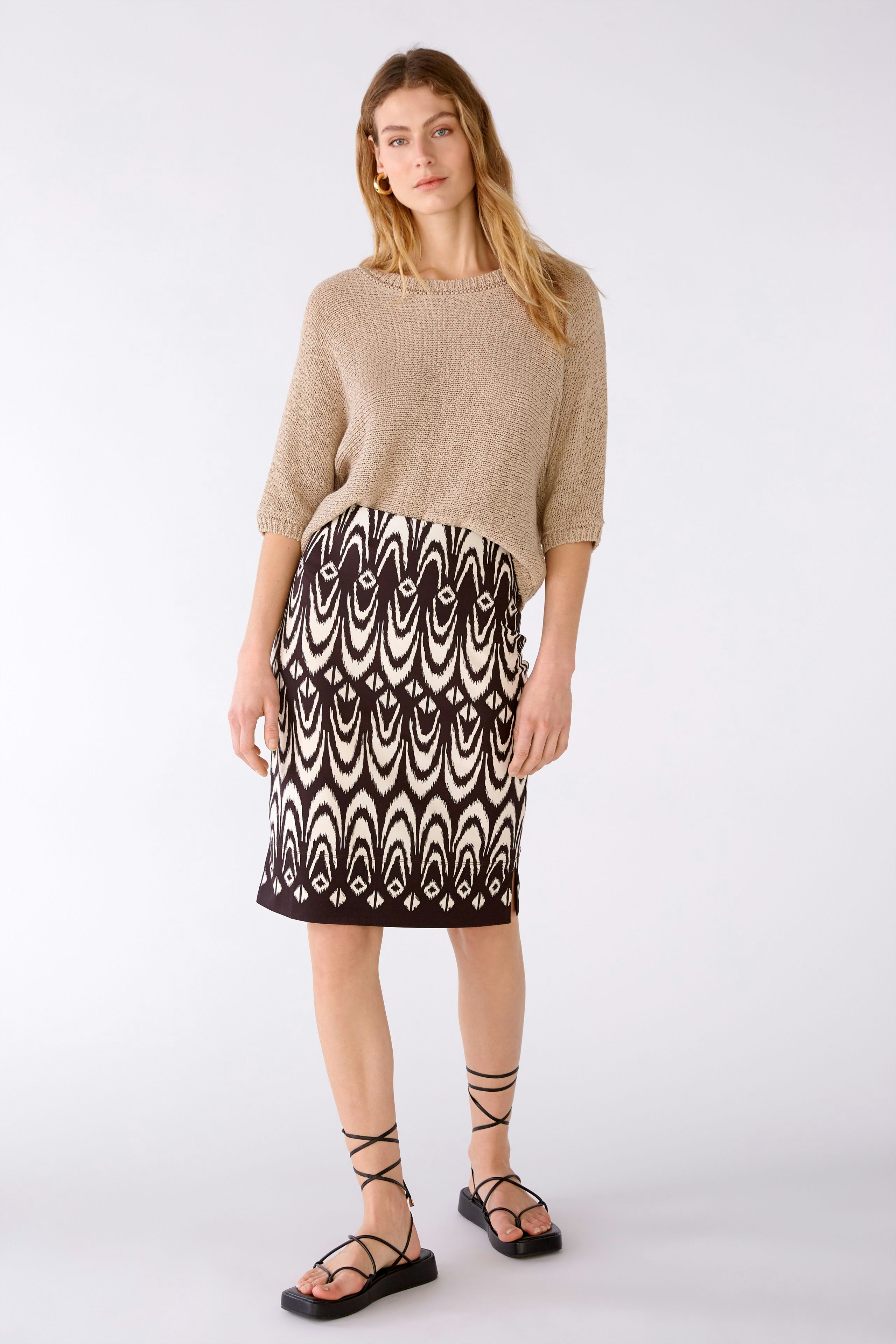 Bild 1 von Bleistiftrock Silky Touch Qualität in dk brown stone | Oui