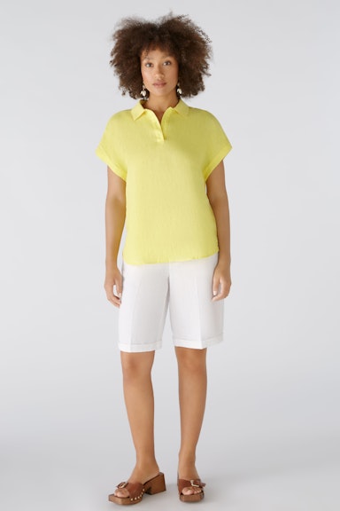Bild 2 von Linen blouse linen-cotton patch in yellow | Oui