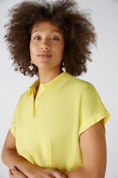 Bild 5 von Linen blouse linen-cotton patch in yellow | Oui