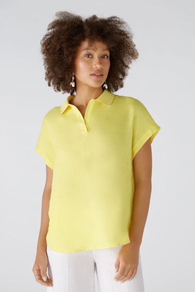 Bild 1 von Linen blouse linen-cotton patch in yellow | Oui