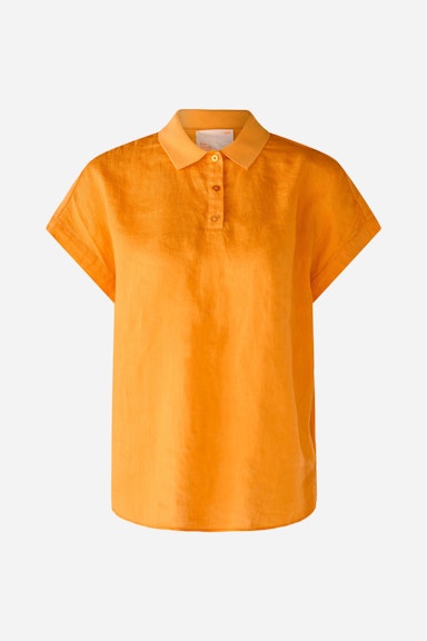 Bild 1 von Linen blouse linen-cotton patch in flame orange | Oui