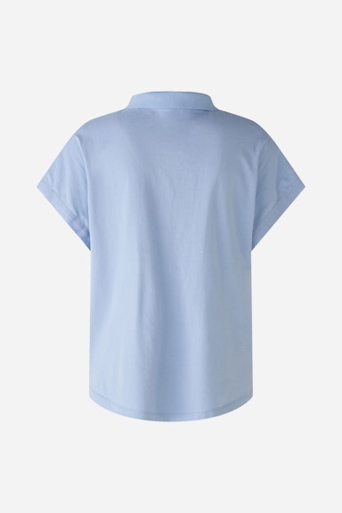 Bild 6 von Linen blouse linen-cotton patch in light blue | Oui