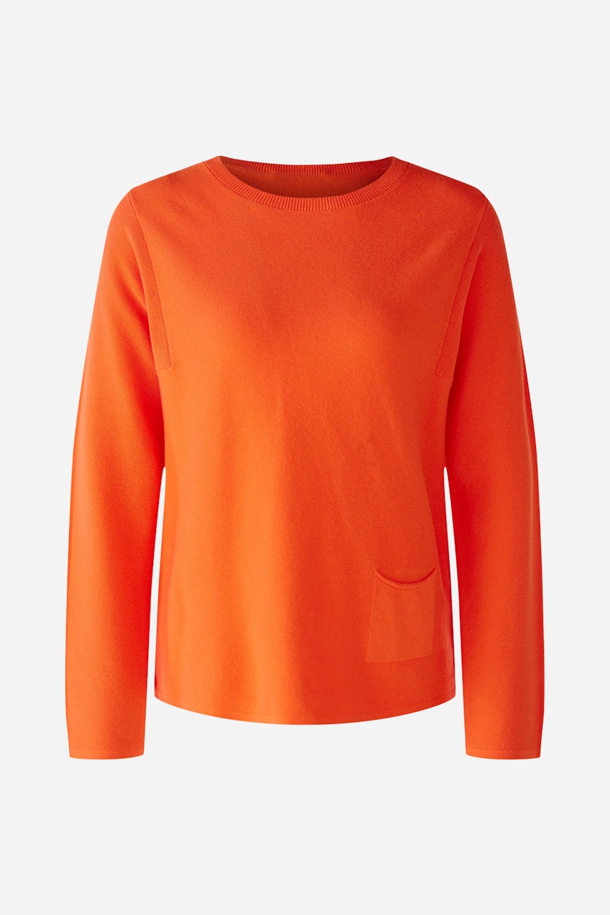 Bild 6 von KEIKO Pullover in Bio-Baumwolle in vermillion orange | Oui