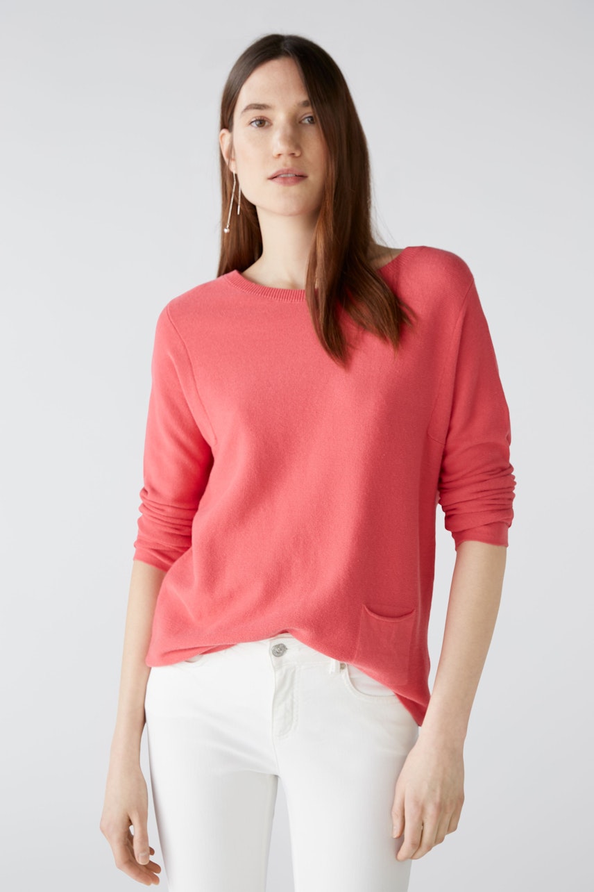 Bild 2 von KEIKO Pullover in Bio-Baumwolle in red | Oui