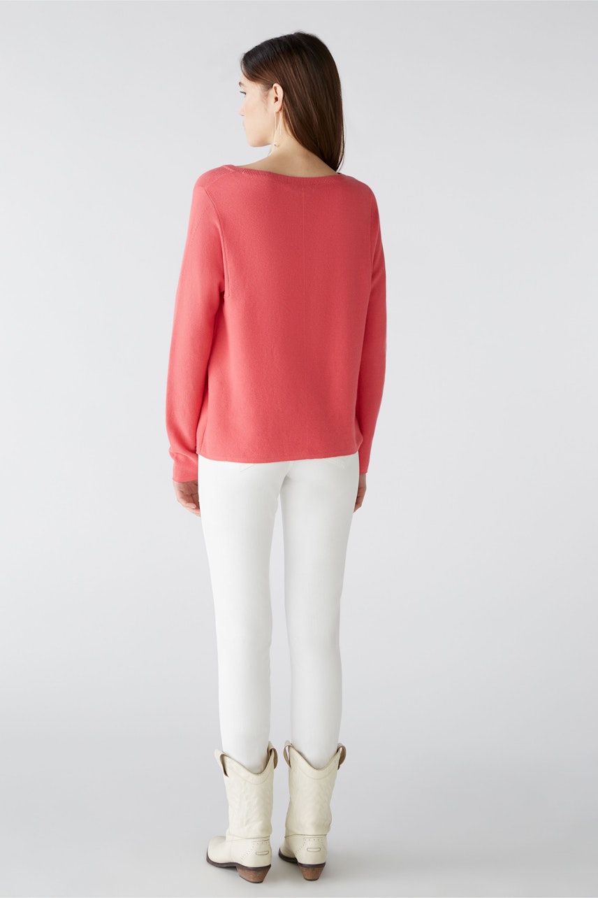 Bild 3 von KEIKO Pullover in Bio-Baumwolle in red | Oui