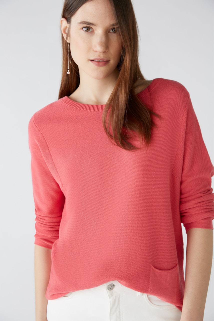 Bild 5 von KEIKO Pullover in Bio-Baumwolle in red | Oui