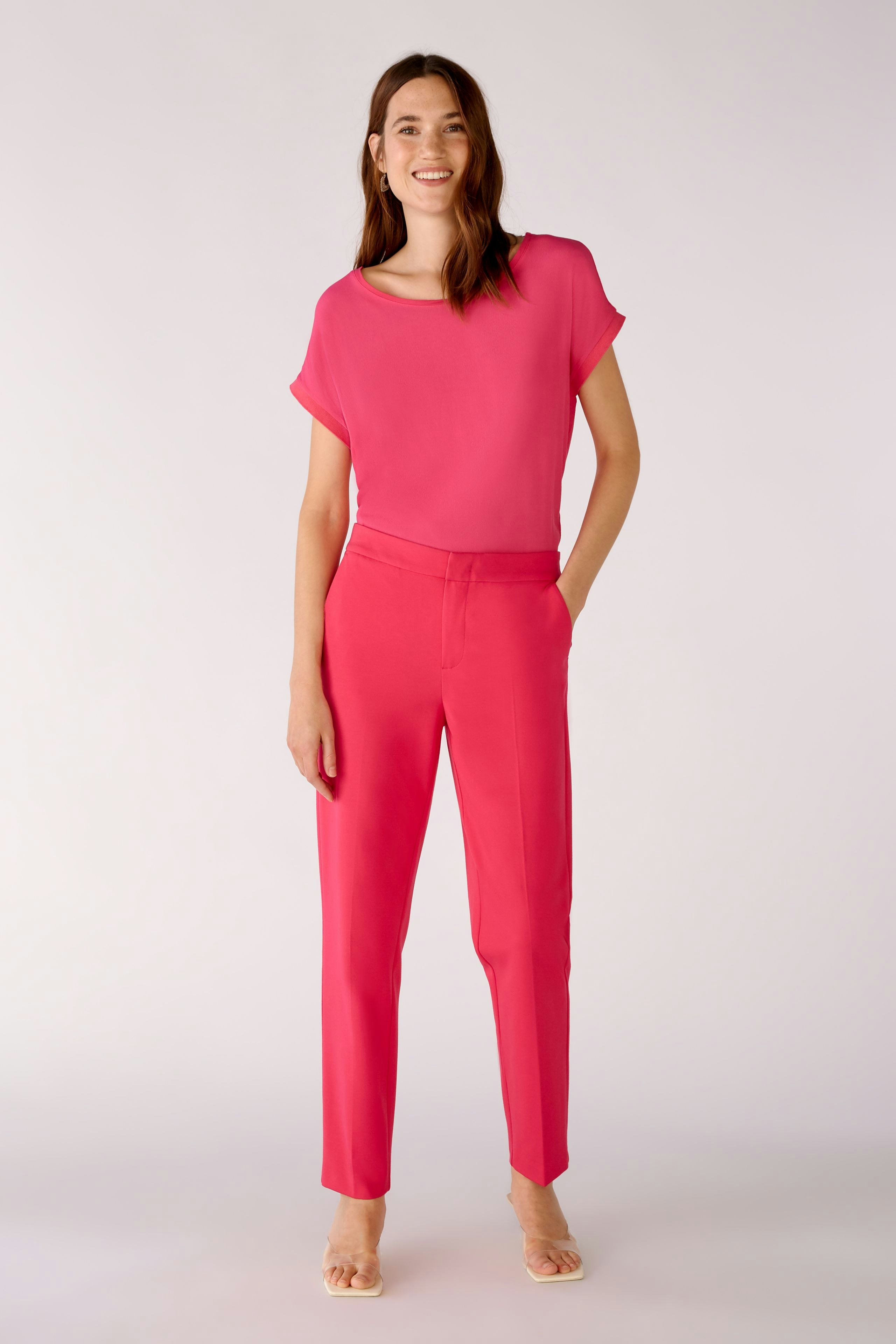 Bild 2 von Blusenshirt 100% Viskosepatch in pink | Oui