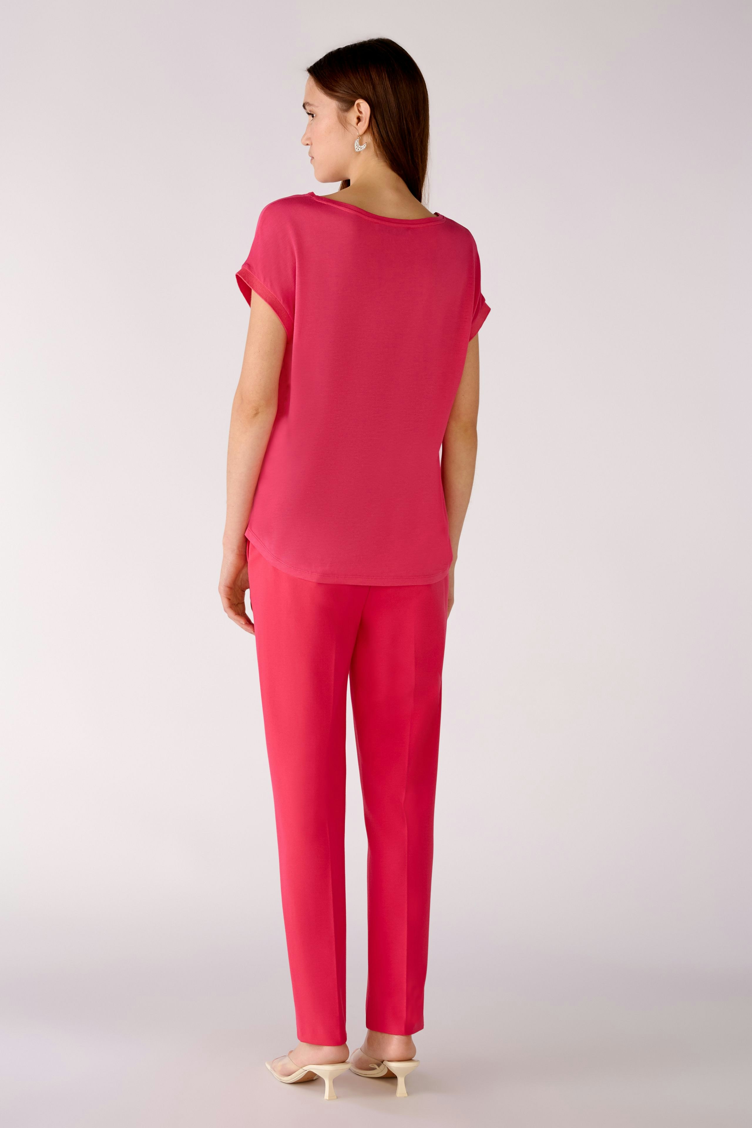 Bild 4 von Blusenshirt 100% Viskosepatch in pink | Oui