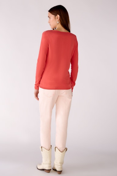 Bild 3 von Pullover in cotton blend in red | Oui