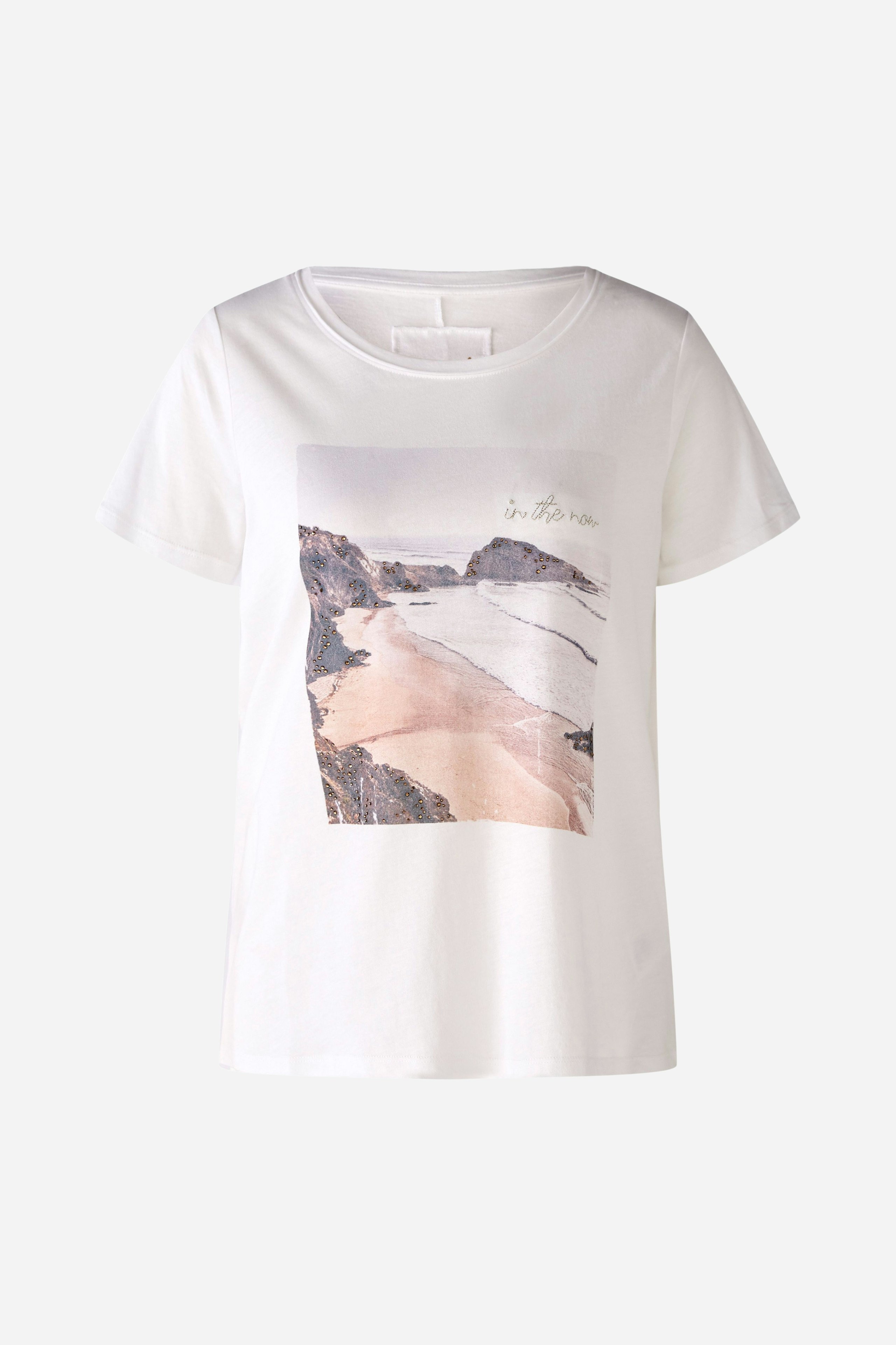 Bild 1 von T-shirt with rhinestones in optic white | Oui