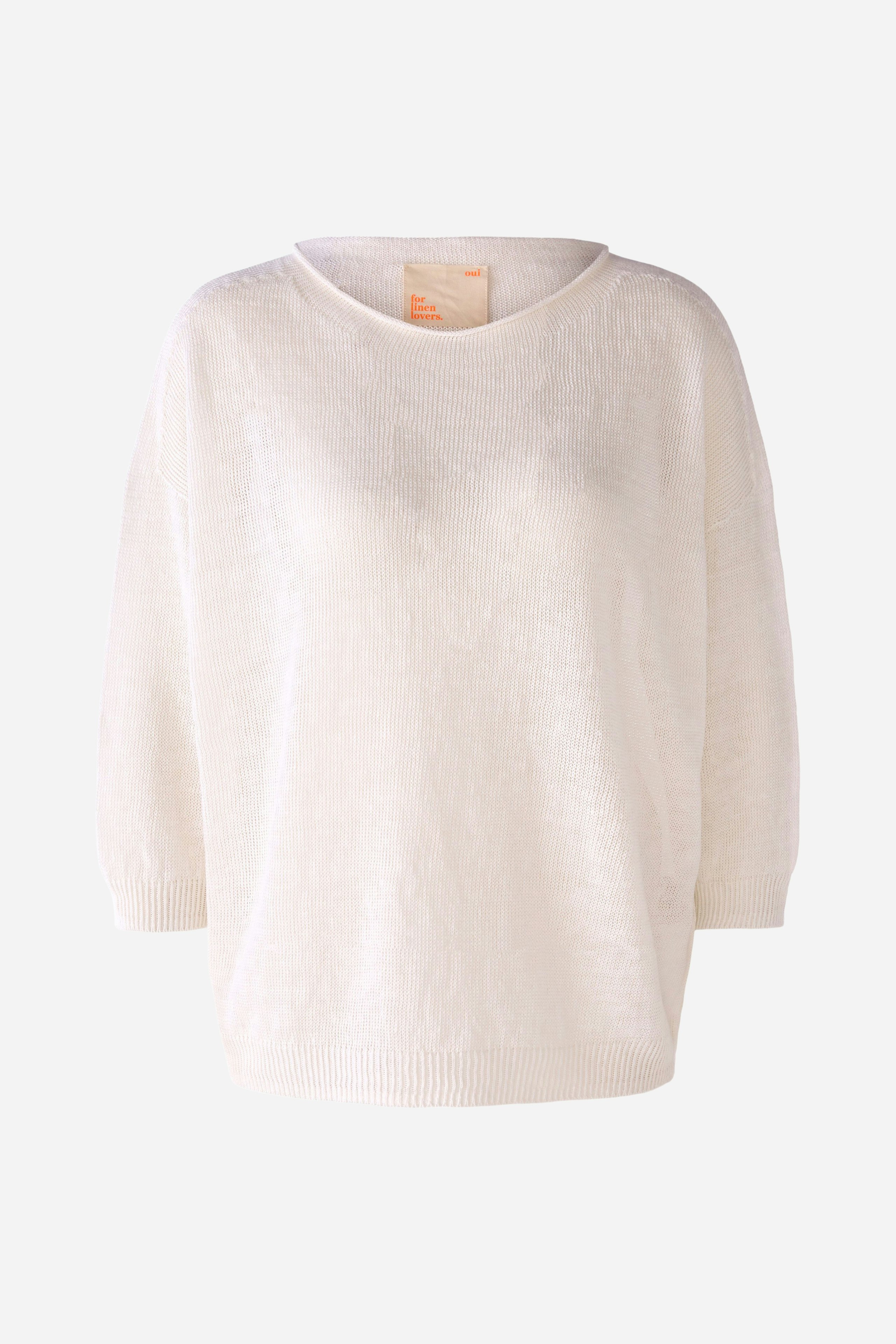 Bild 7 von Pullover 100% linen in optic white | Oui
