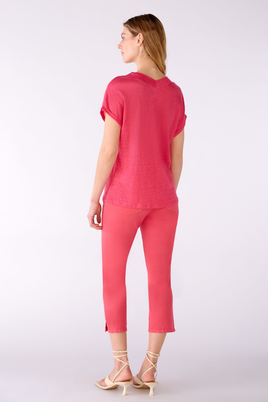 Bild 3 von T-Shirt 100% Leinen in raspberry sorbet | Oui