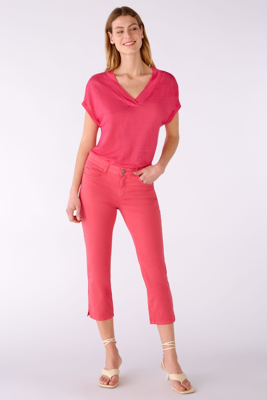 Bild 1 von T-Shirt 100% Leinen in raspberry sorbet | Oui