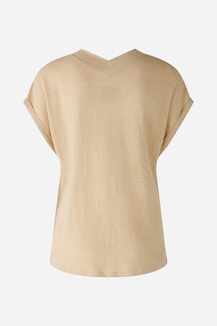 Bild 8 von T-shirt 100% linen in light stone | Oui