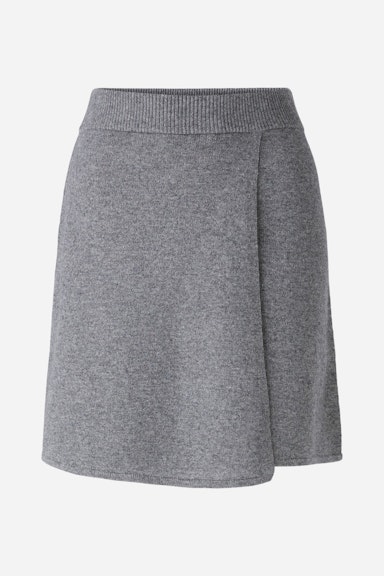 Bild 5 von Knitted skirt wool blend in grey | Oui