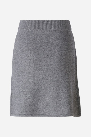 Bild 6 von Knitted skirt wool blend in grey | Oui