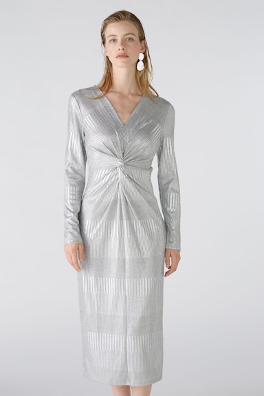 Bild 2 von Kleid Jersey mit Elasthan in silver gunmetal | Oui