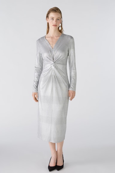 Bild 1 von Kleid Jersey mit Elasthan in silver gunmetal | Oui