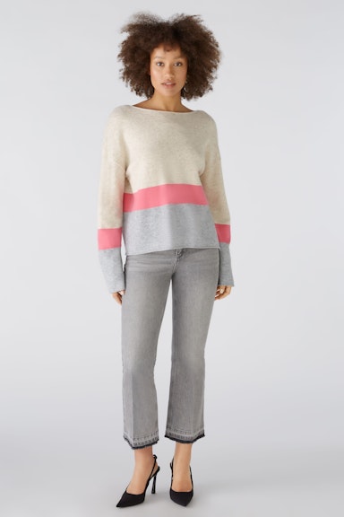 Bild 2 von Pullover with wool in grey camel | Oui