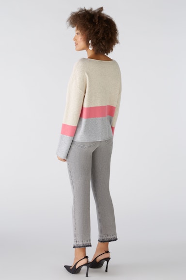 Bild 4 von Pullover with wool in grey camel | Oui