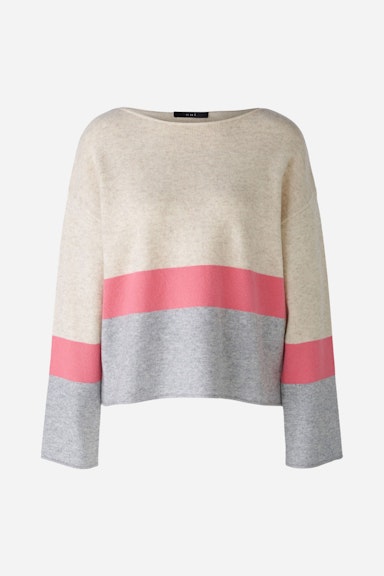 Bild 6 von Pullover with wool in grey camel | Oui