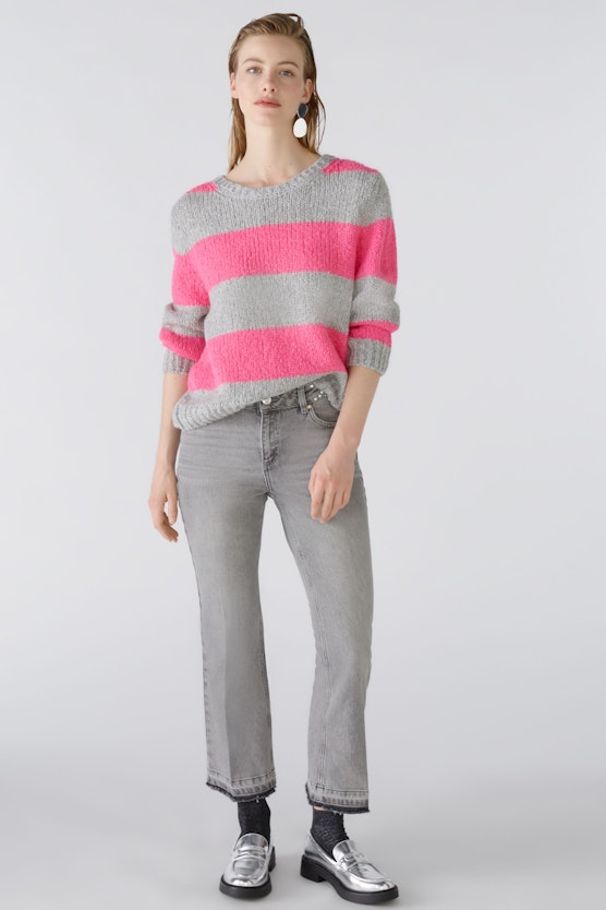 Pullover with wool and mohair