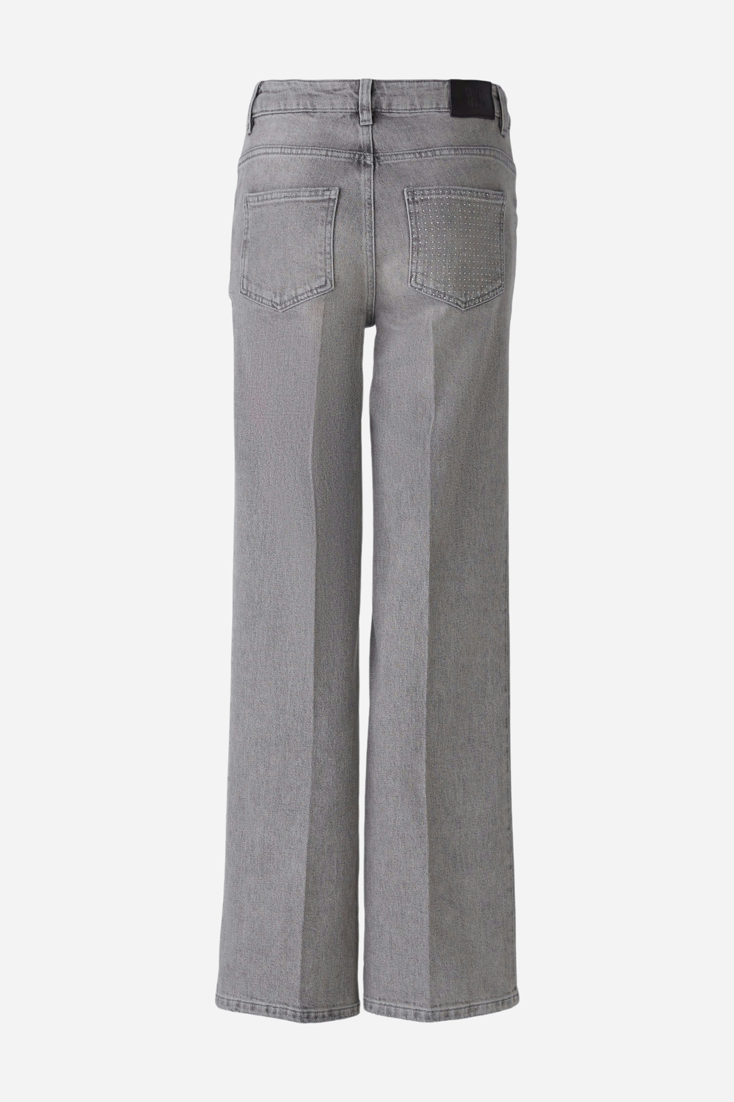 Jeans FLARE mid waist, straight leg | OUI Onlineshop