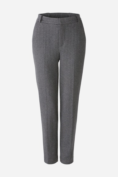 Bild 1 von Trousers elastic jersey in grey /black | Oui