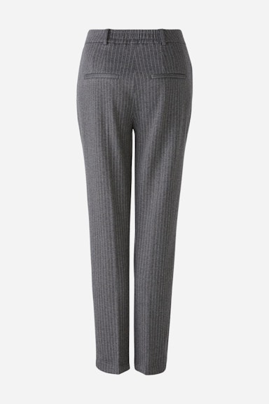 Bild 2 von Trousers elastic jersey in grey /black | Oui