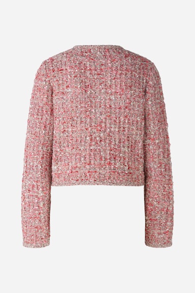 Bild 6 von Cardigan in tweed look in pink rose | Oui