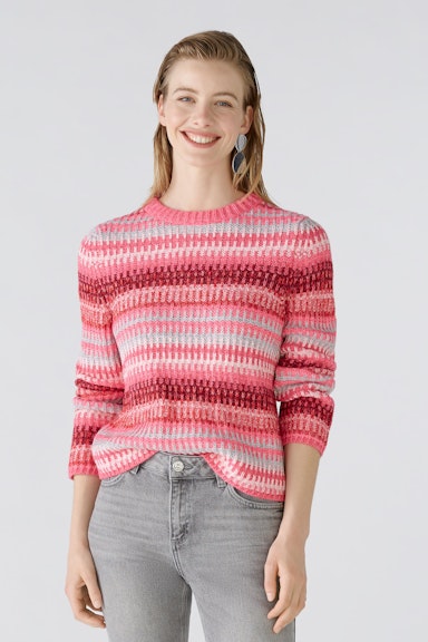 Bild 2 von Pullover cotton blend in pink rose | Oui