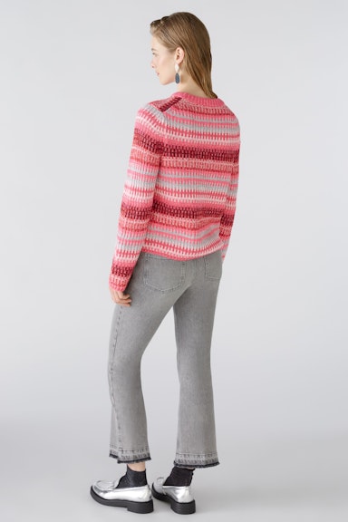 Bild 3 von Pullover Baumwollmischung in pink rose | Oui