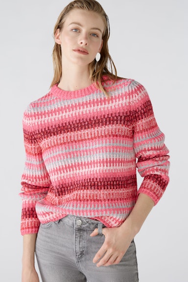 Bild 5 von Pullover Baumwollmischung in pink rose | Oui