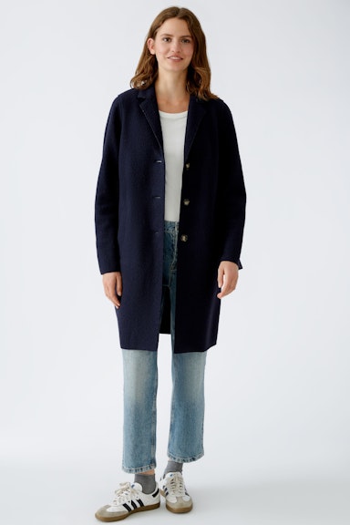 Bild 2 von MAYSON Coat boiled wool - pure new wool in darkblue | Oui