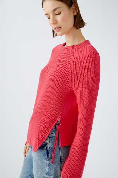 Bild 1 von RUBI Pullover with zip, in pure cotton in jazzy | Oui