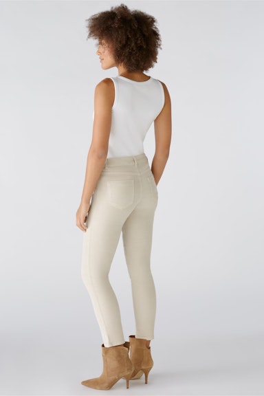 Bild 3 von BAXTOR Cord Jeggings Slim Fit, cropped in light stone | Oui